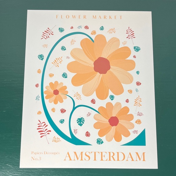 Flower Market Other - Floral Market Botanical Archive AMSTERDAM Papiers Decoupes No. 3 Gallery Print